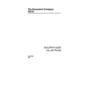 Xerox DocuPrint XJ6C Printer manual cover