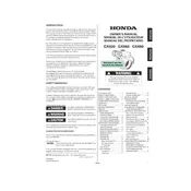 Honda GX660 2009 Engine manual cover