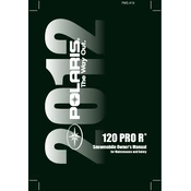 Polaris 120 Pro R 2012 manual cover