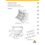 Behringer Stand 3 tier manual cover