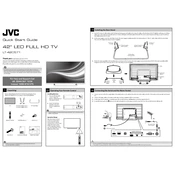 JVC LT-42C571 manual cover