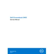 Dell Chromebook 3400 Laptop manual cover