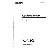 Sony PCGA-CD5 manual cover