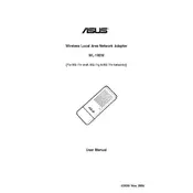 ASUS WL-160W Router manual cover