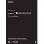 Yamaha PSR-A5000 Keyboard