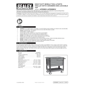 Sealey AP890M Trolley manual cover