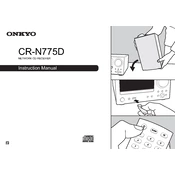 Onkyo CR N775D manual cover