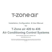 Toshiba T-Zone Air 420 to 435 Control System manual cover