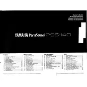 Yamaha PSS-140 Keyboard manual cover