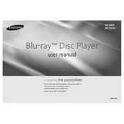 Samsung JM59 Series Blu-ray Player manual cover