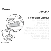 Pioneer VSX-832 manual cover