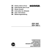 Hoover DDY 062 3 manual cover