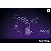 Nespresso Prodigio My Machine manual cover