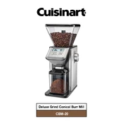 Cuisinart CBM-20 manual cover