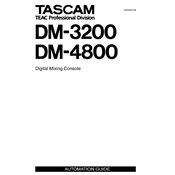 Tascam DM-4800 manual cover