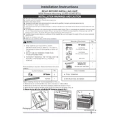 Frigidaire FHWW082WCE manual cover