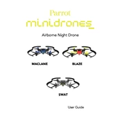 Parrot Maclane Blaze Swat Airborne Night Drone Minidrone manual cover