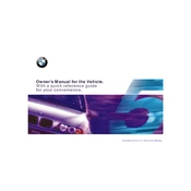 BMW M5 Sedan 5 Series 2001 manual cover