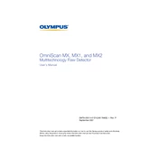 Olympus OmniScan MX, MX1, MX2 manual cover