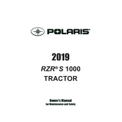 Polaris RZR S 1000 manual cover