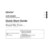 Denon AVR-X4400H manual cover