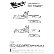 Milwaukee M18 Fuel 2727-20 Saw manual cover