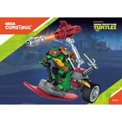 Mega Construx Mattel Raph Stealth Ski Spyder FFC55 Construction Set manual cover