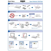 Epson Perfection V200 manual cover