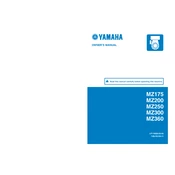 Yamaha MZ175, MZ200, MZ250, MZ300, MZ360