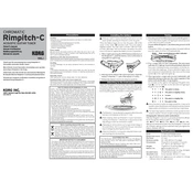 KORG Rimpitch-C manual cover