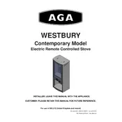 AGA Westbury Contemporary  Stove manual cover