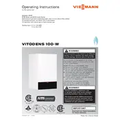 Viessmann Vitodens 100-W B1HE Series Boiler manual cover