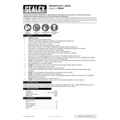 Sealey SSA2 Lance manual cover