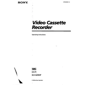 Sony SLV-620HF manual cover