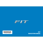 Honda Fit 2017 manual cover