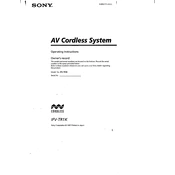 Sony IFV-TR1K manual cover