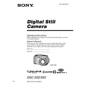 Sony DSC-S30 manual cover