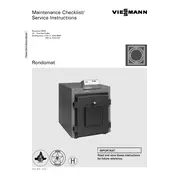 Viessmann Rondomat 5000 Gas Boiler manual cover