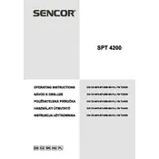 Sencor SPT 4200 Boombox manual cover