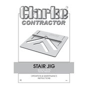 Clarke 6462120 CSJ100 Stair Jig manual cover