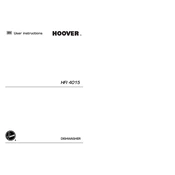 Hoover HFI 4015-80 manual cover