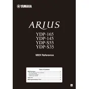 Yamaha Arius YDP-145 Piano manual cover