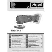 Scheppach CMT200-20ProS 5909224900 Oscillating Tool manual cover