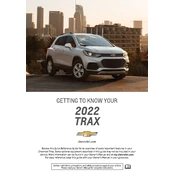 Chevrolet Trax 2022 manual cover