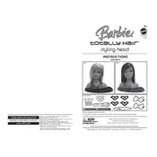 Barbie Mattel Totally Hair M4429 Toy manual cover