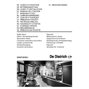 De Dietrich DHD590XE1 Hood manual cover