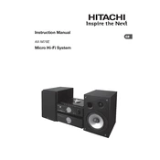 Hitachi AX-M76E manual cover