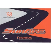 Pontiac Sunfire 1998 manual cover