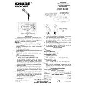 Shure Prologue 12H Microphone manual cover