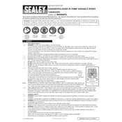 Sealey MS900PS Polisher manual cover